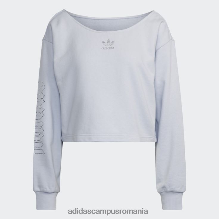 adidas campus romania hanorac albastru 2000 lux slouchy crew fierbinte femei albastru J266N22867