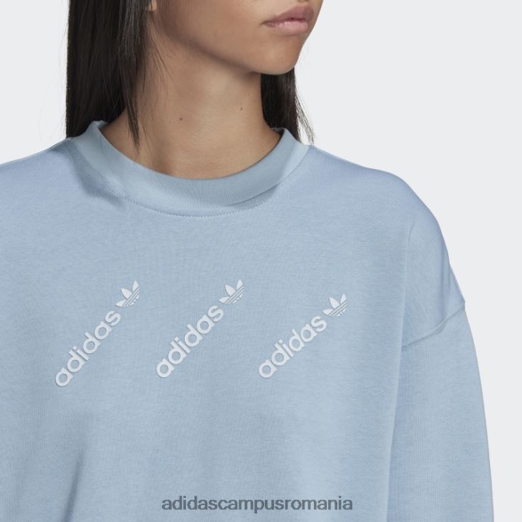adidas campus romania hanorac ambiental Sky Crew femei cerul ambiental J266N217555