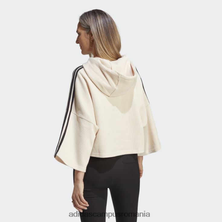 adidas campus romania hanorac crop alb femei alb J266N217429