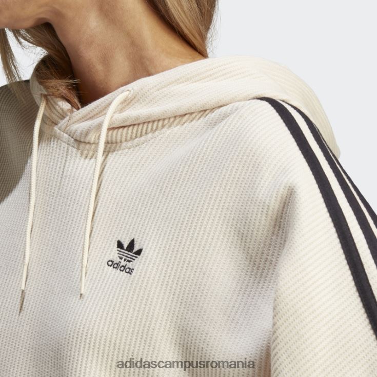 adidas campus romania hanorac crop alb femei alb J266N217429