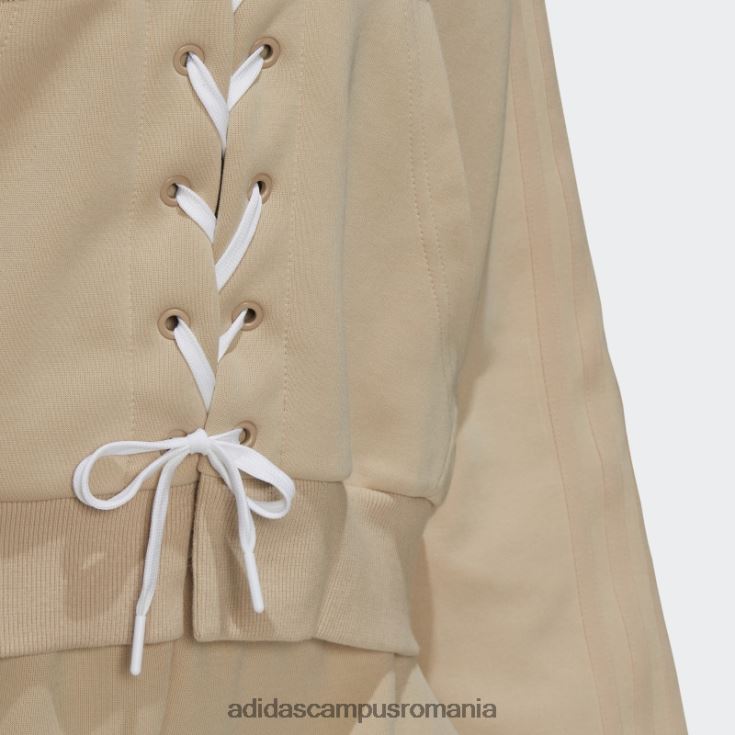 adidas campus romania hanorac cu dantelă bej întotdeauna original femei bej J266N22699