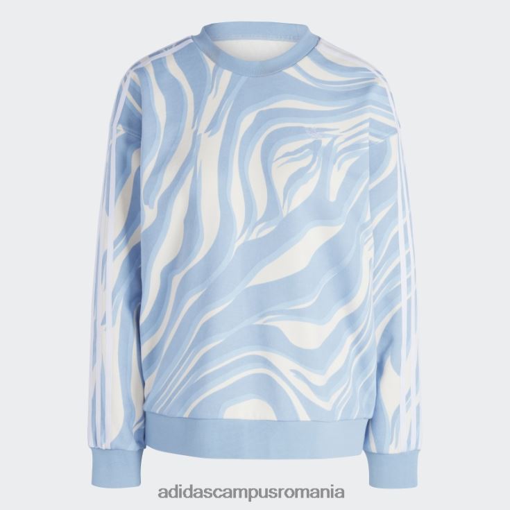 adidas campus romania hanorac cu imprimeu animal, abstract sky ambiental femei cerul ambiental J266N29227