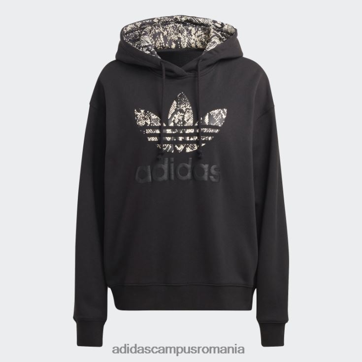 adidas campus romania hanorac cu logo negru fierbinte femei negru J266N29282