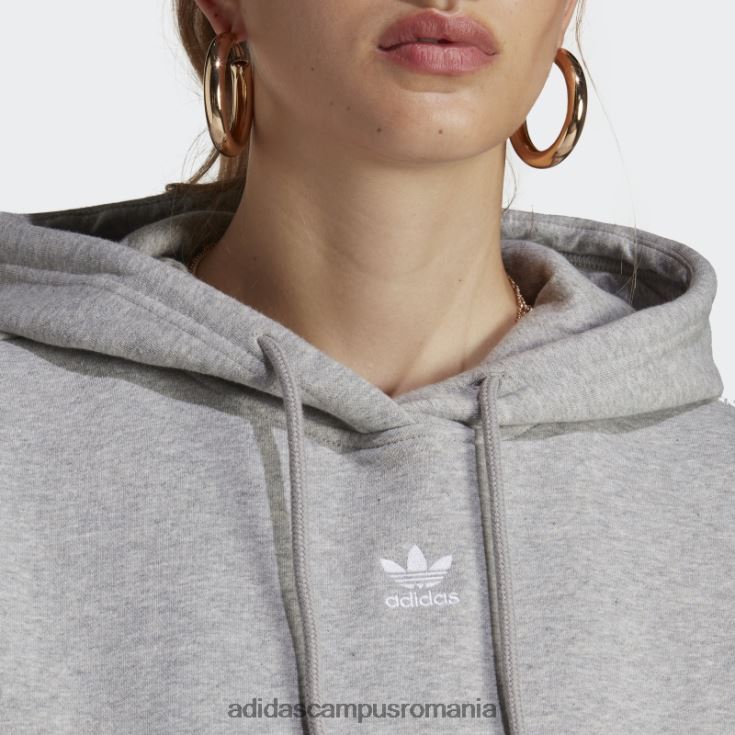 adidas campus romania hanorac din fleece adicolor essentials gri mediu femei gri mediu J266N216444