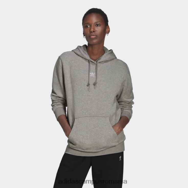 adidas campus romania hanorac din fleece adicolor essentials gri mediu femei gri mediu J266N29257