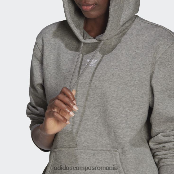 adidas campus romania hanorac din fleece adicolor essentials gri mediu femei gri mediu J266N29257