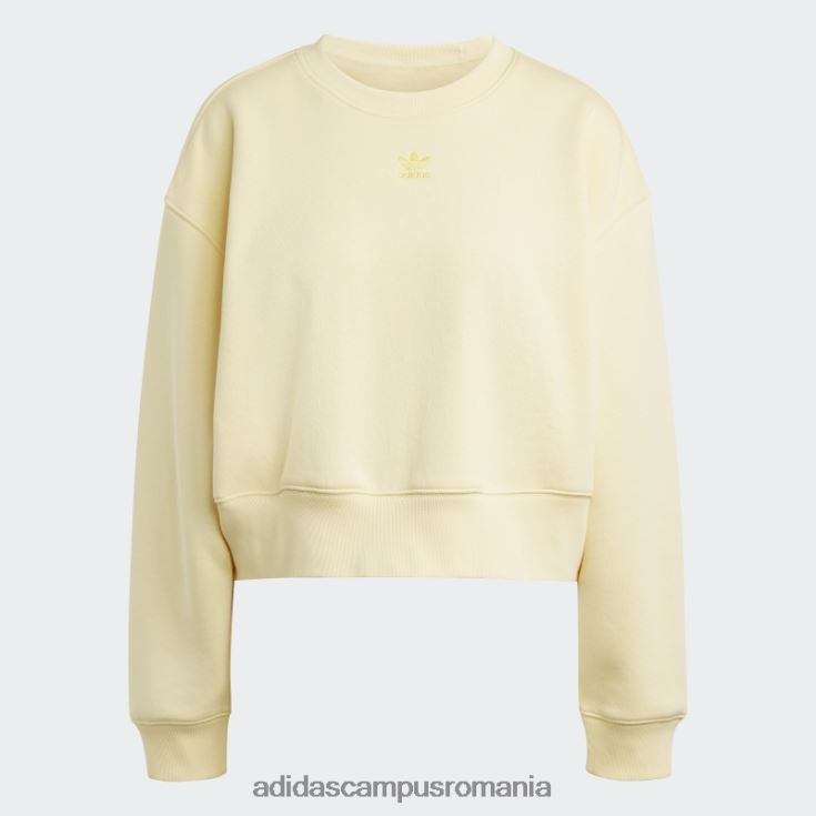 adidas campus romania hanorac galben adicolor essentials crew adidas femei galben J266N29765