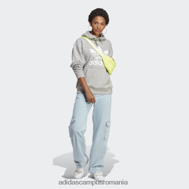 adidas campus romania hanorac gri mediu trifoil adidas femei gri mediu J266N216815