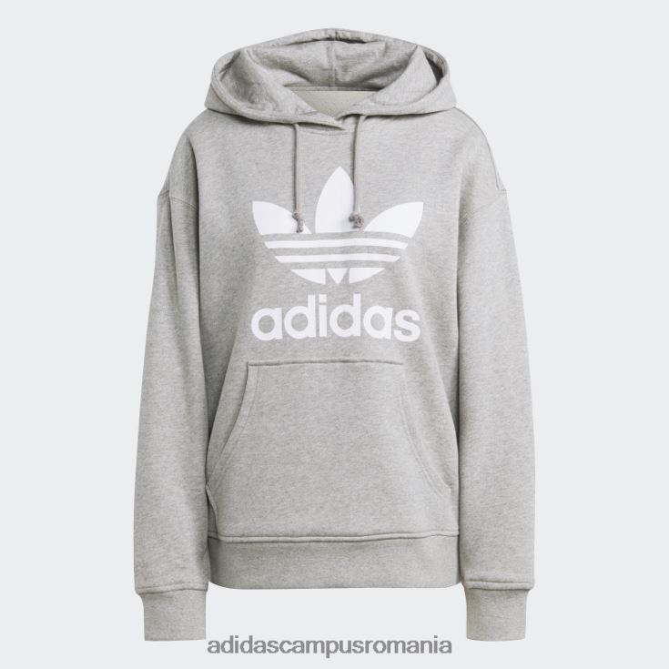 adidas campus romania hanorac gri mediu trifoil adidas femei gri mediu J266N216815