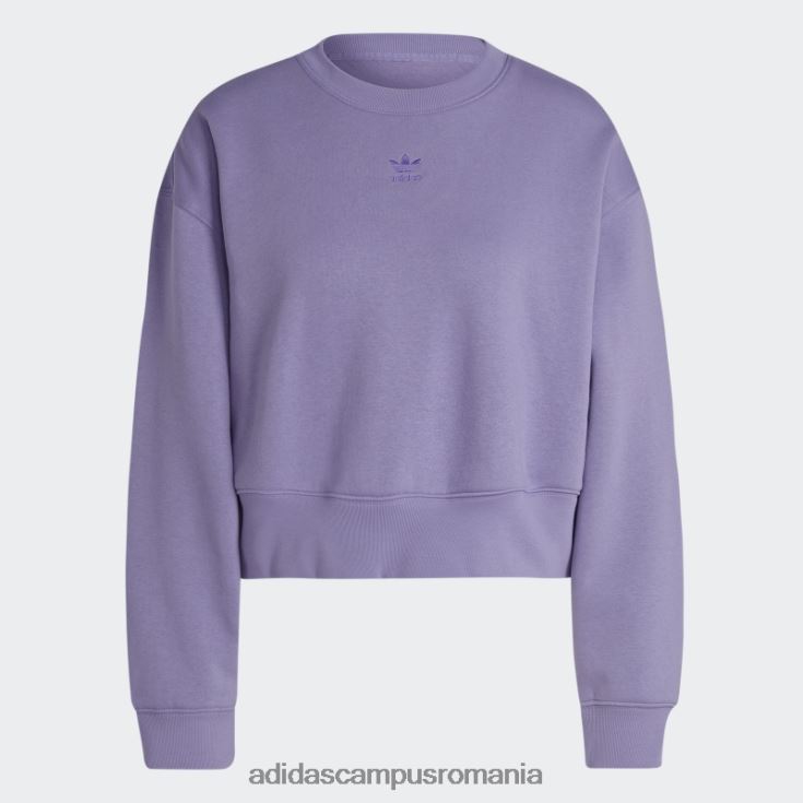 adidas campus romania hanorac lila adicolor essentials crew femei liliac J266N29011