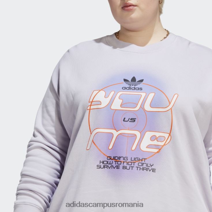 adidas campus romania hanorac mereu original (plus size) argintiu zori femei zori argintii J266N29884
