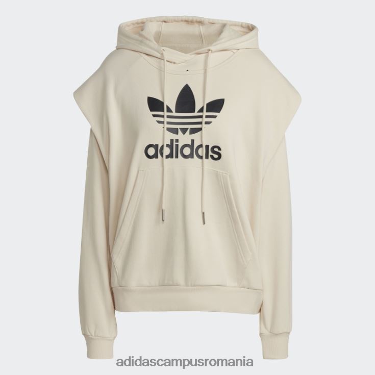 adidas campus romania hanorac mereu original trefoil alb adidas femei alb J266N216716