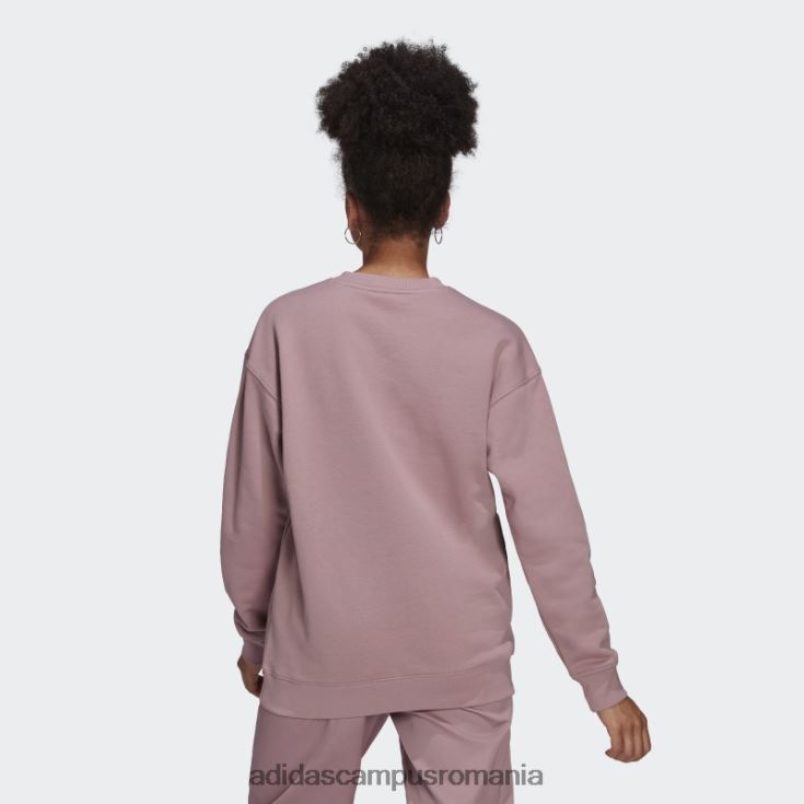 adidas campus romania hanorac mov trefoil crew femei mov J266N210301