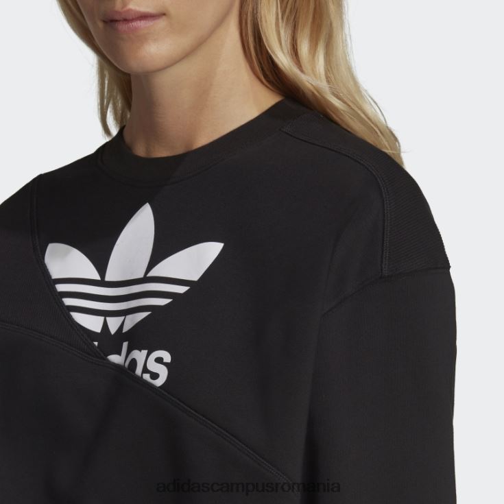 adidas campus romania hanorac negru adicolor split trefoil adidas femei negru J266N23165