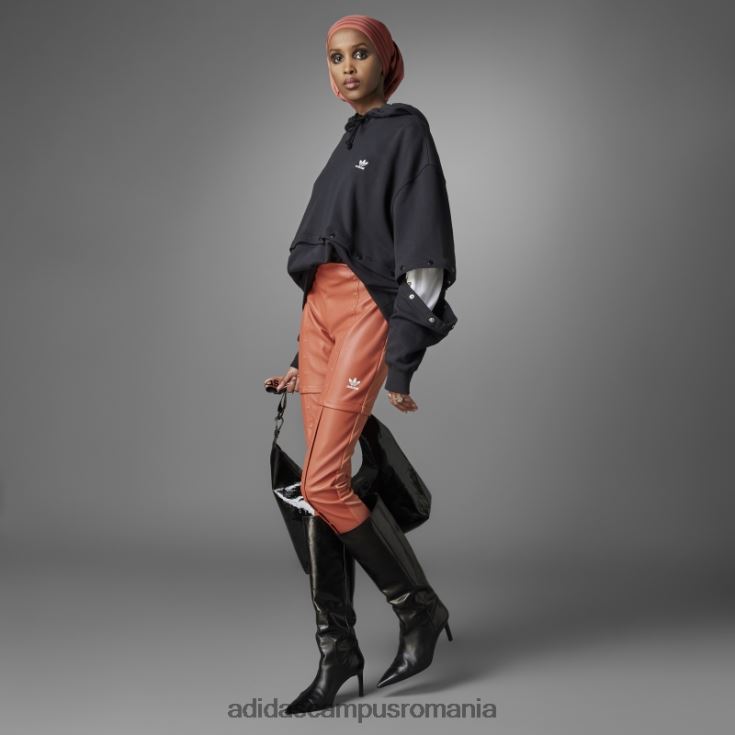 adidas campus romania hanorac negru, întotdeauna original, cu nasturi snap femei negru J266N217531