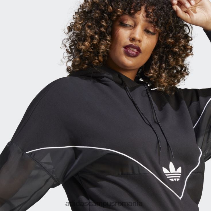 adidas campus romania hanorac negru originals femei negru J266N216492