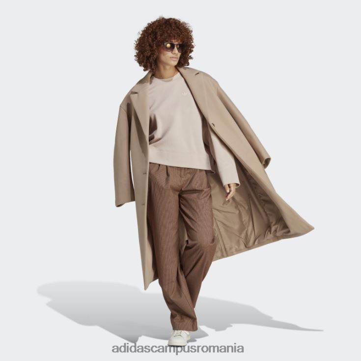 adidas campus romania hanorac premium essentials crew taupe adidas femei taupe J266N216500
