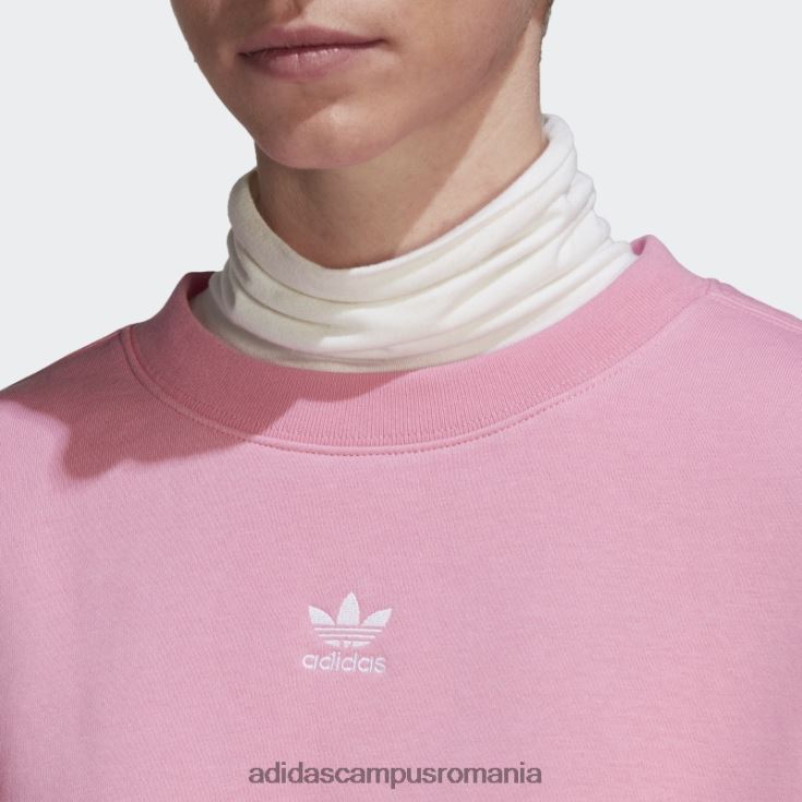 adidas campus romania hanorac roz adicolor essentials fleece adidas femei roz J266N210425