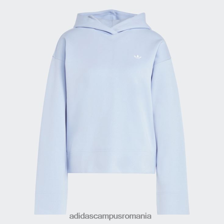 adidas campus romania hanorac scurt premium essentials albastru alba adidas femei zori albastre J266N29216