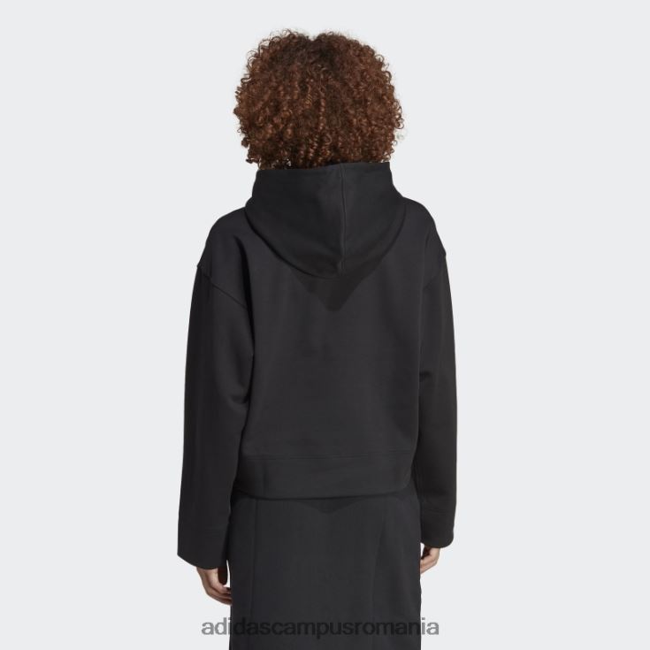 adidas campus romania hanorac scurt premium essentials negru femei negru J266N22348