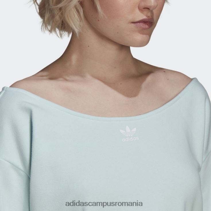 adidas campus romania hanorac slouchy crew menta adidas femei mentă J266N22691