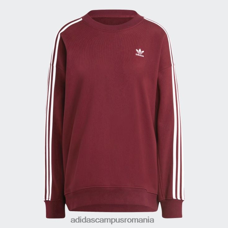 adidas campus romania hanorac supradimensionat adicolor classics roșu femei roșu J266N216406