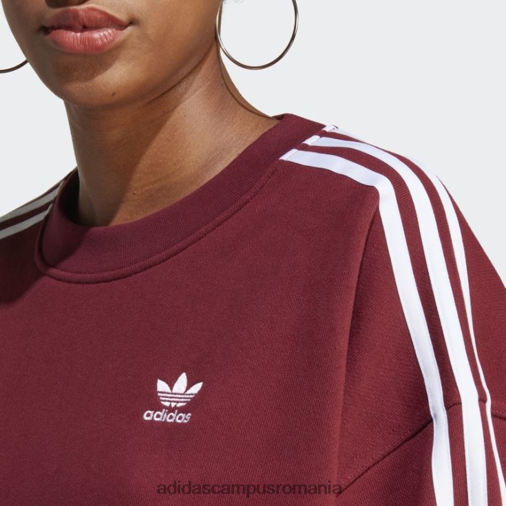 adidas campus romania hanorac supradimensionat adicolor classics roșu femei roșu J266N216406