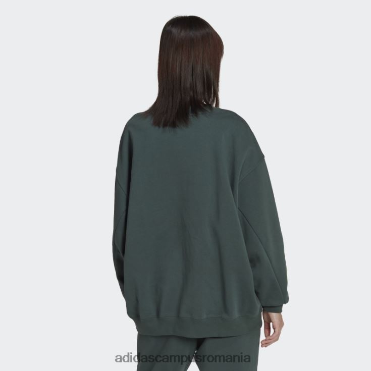 adidas campus romania hanorac supradimensionat adicolor verde mineral adidas femei verde mineral J266N22910