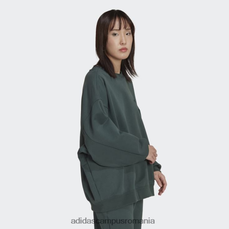 adidas campus romania hanorac supradimensionat adicolor verde mineral adidas femei verde mineral J266N22910