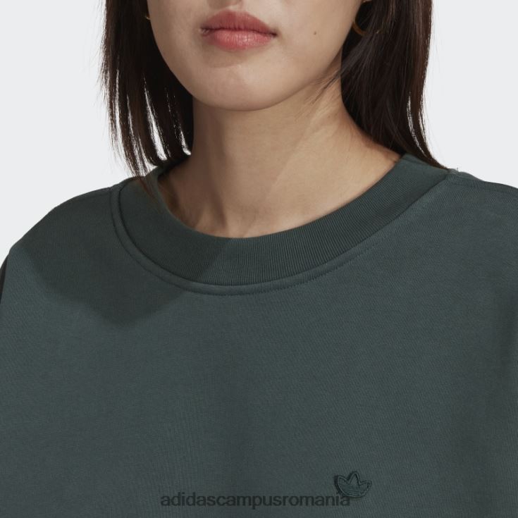 adidas campus romania hanorac supradimensionat adicolor verde mineral adidas femei verde mineral J266N22910