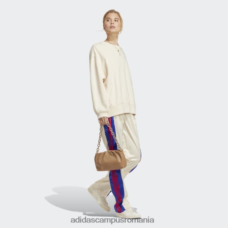 adidas campus romania hanorac supradimensionat premium essentials alb femei alb J266N29230