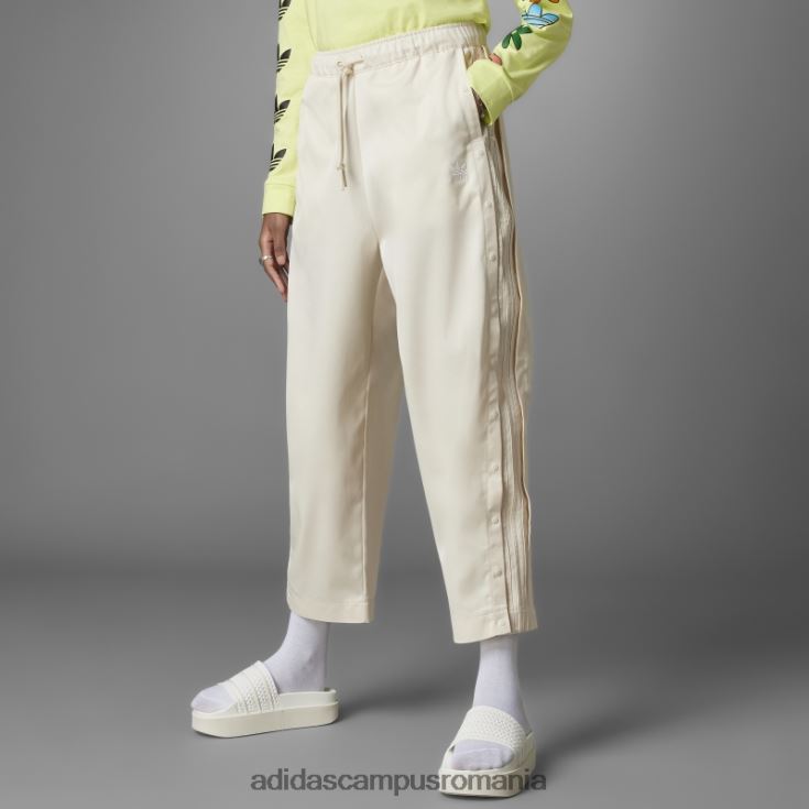 adidas campus romania intotdeauna originali pantaloni relaxati albi femei alb J266N210604