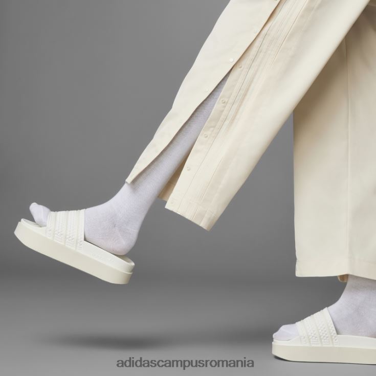 adidas campus romania intotdeauna originali pantaloni relaxati albi femei alb J266N210604