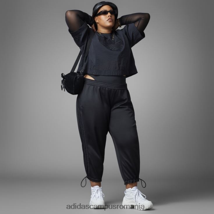 adidas campus romania intotdeauna pantaloni originali (plus size) negri femei negru J266N210058
