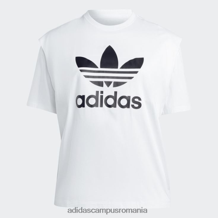 adidas campus romania intotdeauna tricou original (plus marime) alb adidas femei alb J266N217478