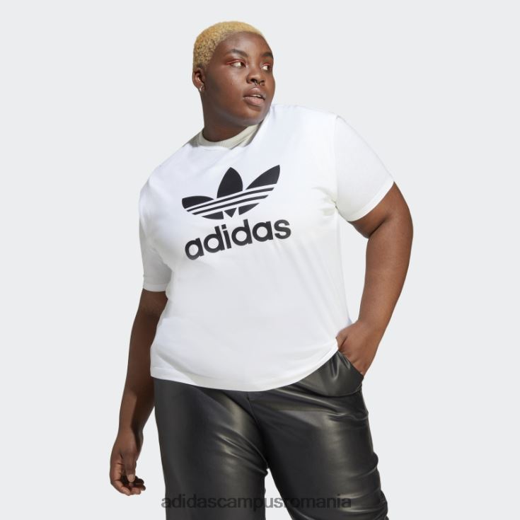 adidas campus romania intotdeauna tricou original (plus size) alb femei alb J266N210825