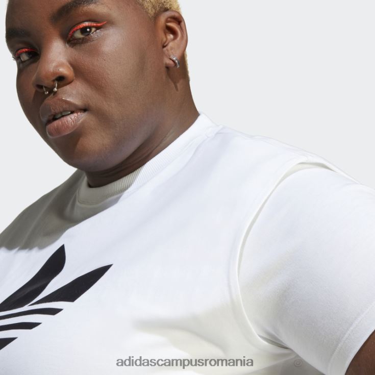 adidas campus romania intotdeauna tricou original (plus size) alb femei alb J266N210825