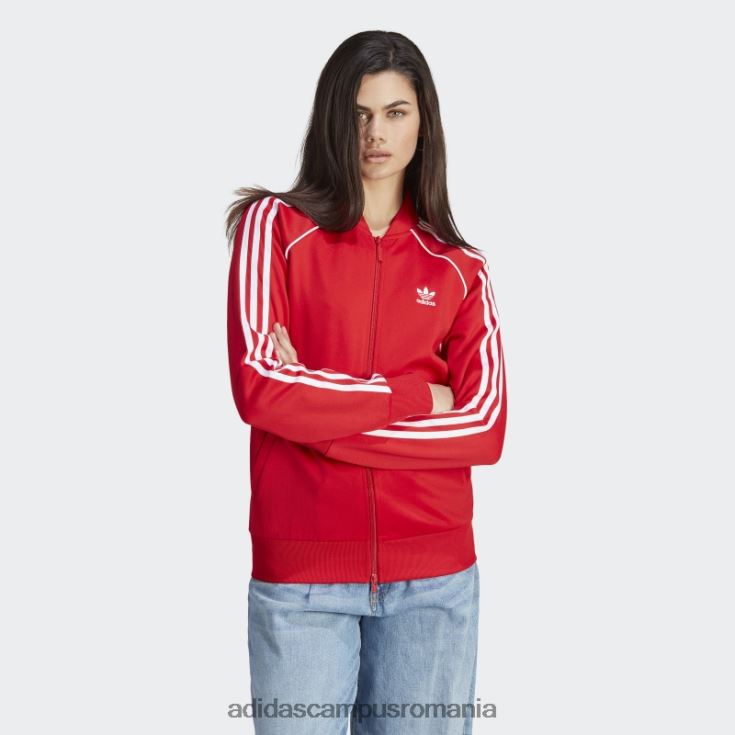 adidas campus romania jachetă adicolor classics sst scarlet femei stacojiu J266N29758