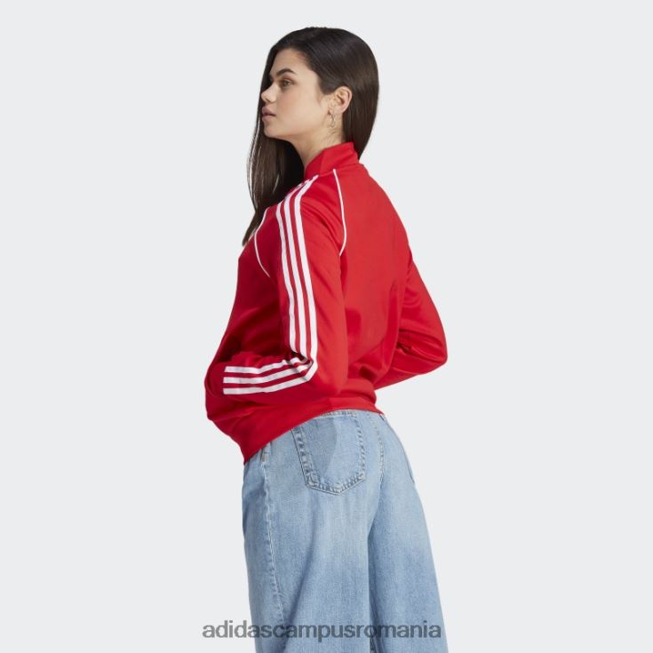 adidas campus romania jachetă adicolor classics sst scarlet femei stacojiu J266N29758