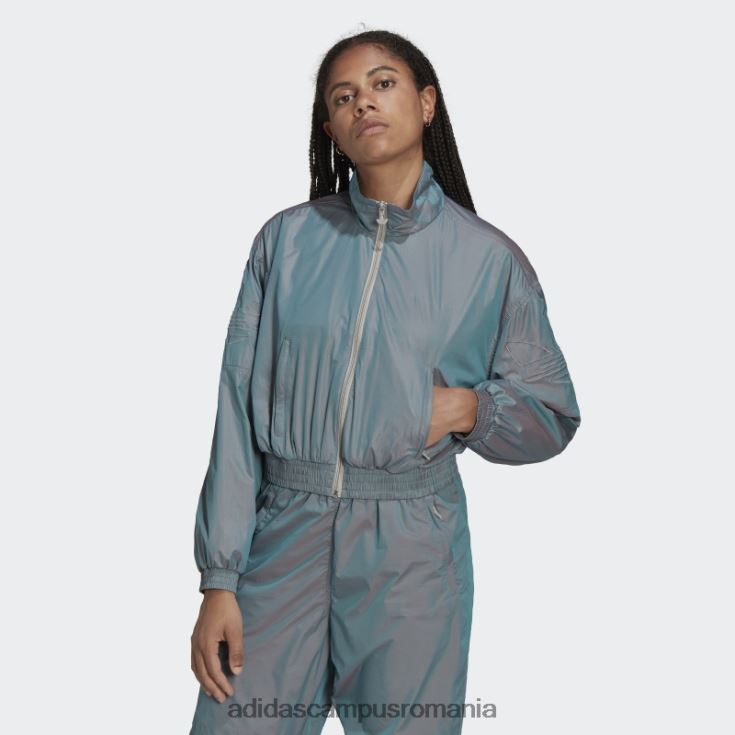 adidas campus romania jachetă adicolor iridescentă multicoloră femei multicolor J266N23761