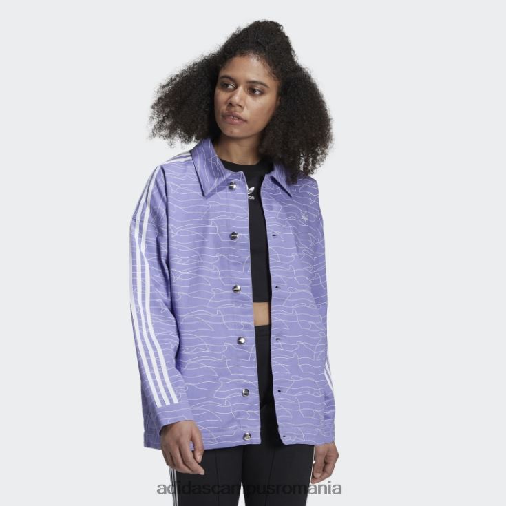 adidas campus romania jachetă adidas factn violet deschis femei violet deschis/alb/argintiu J266N210581