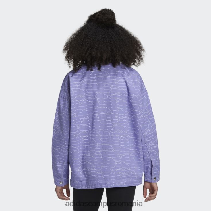 adidas campus romania jachetă adidas factn violet deschis femei violet deschis/alb/argintiu J266N210581