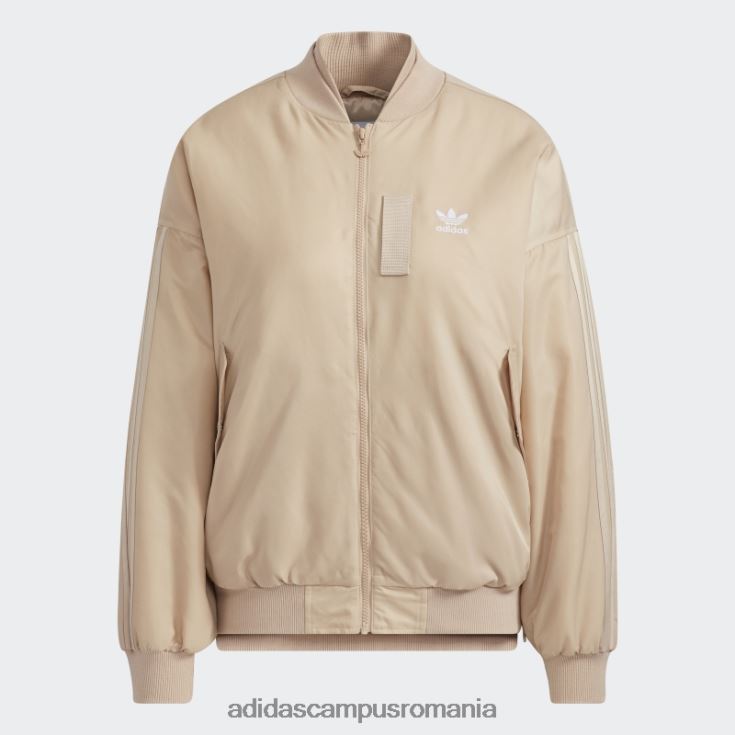 adidas campus romania jachetă ash pearl clash femei frasin perlat/alb J266N23232