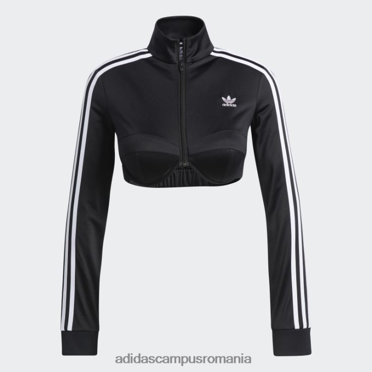adidas campus romania jachetă de sport neagră cu monogramă jeremy scott femei negru J266N210147