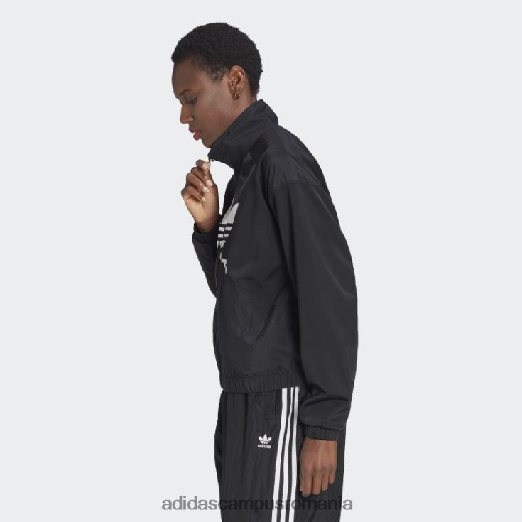 adidas campus romania jachetă neagră adicolor split trefoil femei negru J266N22939