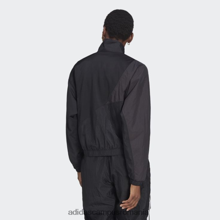 adidas campus romania jachetă neagră adicolor split trefoil femei negru J266N22939