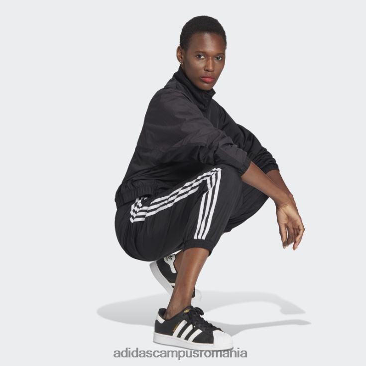 adidas campus romania jachetă neagră adicolor split trefoil femei negru J266N22939