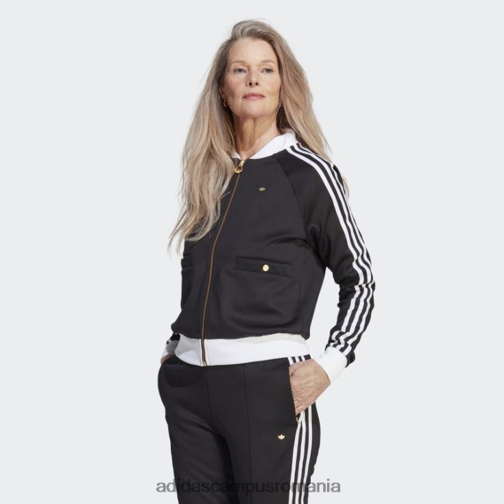 adidas campus romania jachetă neagră din sst femei negru J266N22356