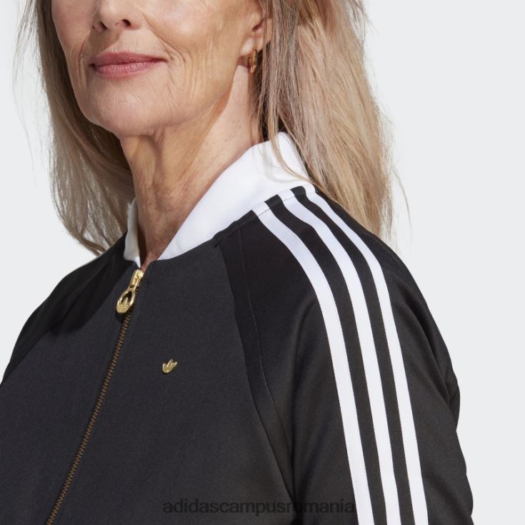 adidas campus romania jachetă neagră din sst femei negru J266N22356