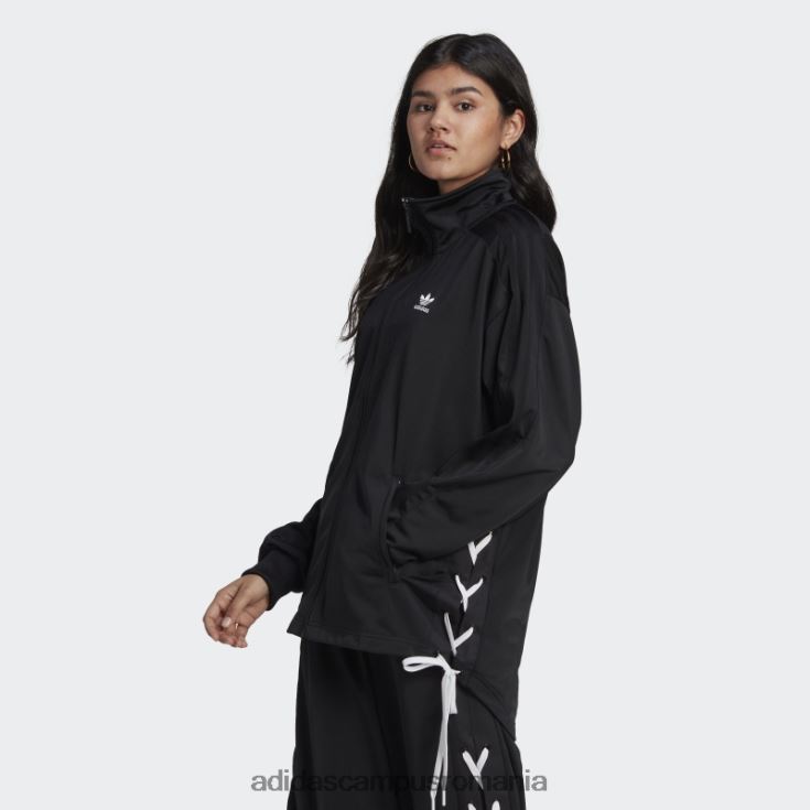 adidas campus romania jachetă neagră întotdeauna originală cu dantelă femei negru J266N210720